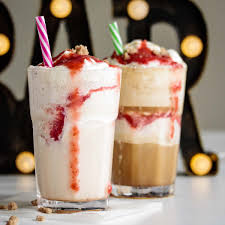 Starbucks Strawberry Funnel Cake Frappuccino – Milk and Pop