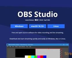 OBS (Open Broadcaster Software) website