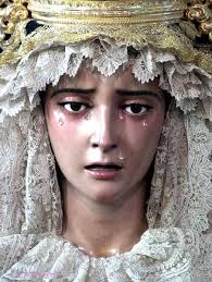 Nuestra Señora de la Estrella titular de la hermandad de la estrella de jerez realizada por sebastian santos en 1962. - estrellajere5az