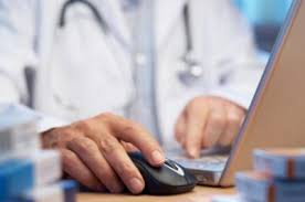 Physician Using Computer