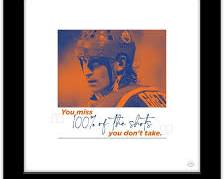 Image of Wayne Gretzky quote wall art