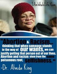 Alveda King quote | Abolish Abortion! | Pinterest | Roots and ... via Relatably.com