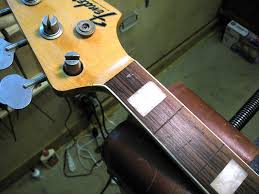 1968 Fender Jazz Bass Neck Work - no-nut