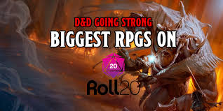 D&D Accounts For More Than 60 Percent Of Roll20 Games - Bell of ...