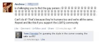 Funny Gay Quotes For Facebook. QuotesGram via Relatably.com