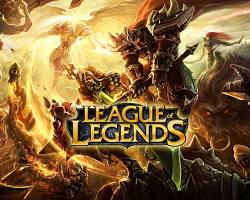 Image of League of Legends (LoL) game poster
