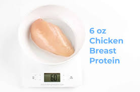 6 oz Chicken Breast Protein – Skinless/Skin, Raw/Cooked, Bone-In ...