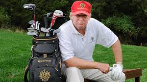 Image result for Donald Trump playing Golf
