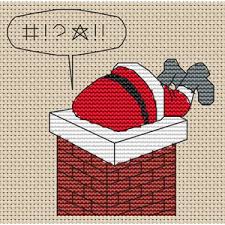 Image result for Santa stuck in a chimney picture