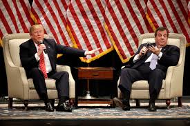 Image result for Chris Christie with Donald Trump