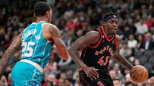 Pascal Siakam Toronto Raptors beat Charlotte Hornets third straight win