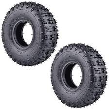 RUTU 2 Pack of 4.10-4 410-4 4.10/3.50-4 Tires ... - Amazon.com