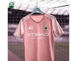 Image of Manchester City's pink jersey