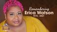 Video for " 	 Erica Watson", actress and comedian