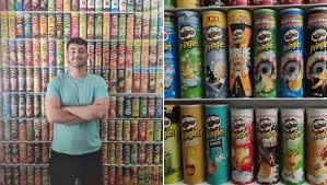 Pringles enthusiast Pringles Enthusiast Sets Record by Amassing Hundreds of Unique Flavors