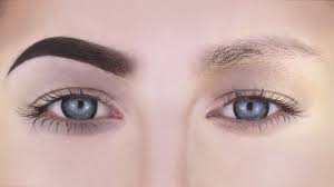 Image result for drawn on eyebrows