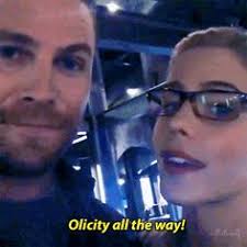 Image result for images stephen amell talking vodka and olicity