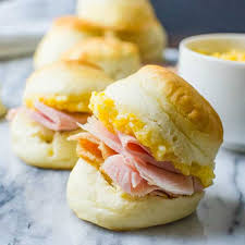 Country Ham Biscuits with Apricot Butter - Garlic & Zest