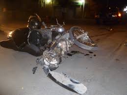 Resultado de imagen para accidente  moto