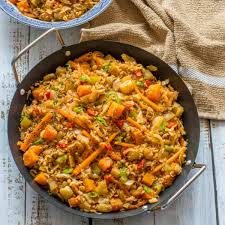 Saltfish Fried Rice (Caribbean Style) - That Girl Cooks Healthy