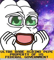 Ultra rare albino Pepe | Rare Pepe | Know Your Meme via Relatably.com