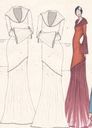 Resultado de imagen de dibujos para diseñar vestidos
