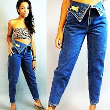 Image result for pinstripe jeans 80s