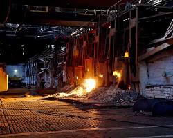 Изображение: мартеновская печь на заводе «НижнеВыксунский металлургический завод» в Нижегородской области