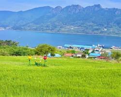 한산도 여행지 풍경, AI로 생성