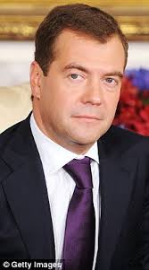 U.S. officials confirmed the Russian deal last night, although there was no official announcement. Dmitri Medvedev - article-0-07193988000005DC-867_224x403