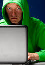 More similar stock images of `3d man hacker with laptop` - hacker-portrait-19909890