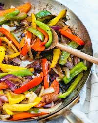 Quick Sauteed Peppers and Onions – A Couple Cooks