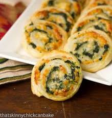 Image result for Flaky Spinach Garlic Pinwheels