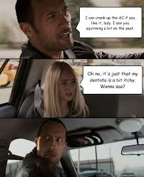 The Rock Driving memes | quickmeme via Relatably.com