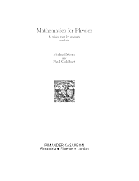 Mathematics for Physics