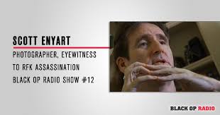 Scott Enyart was the photographer in the Ambassador hotel the night Robert Kennedy was shot and killed. His film showed the assassination, ... - favenyart