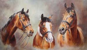 drei Pferde : Maria Mähler (