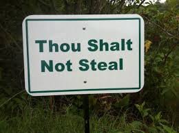 Image result for thou shalt not steal