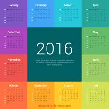 Resultado de imagen de calendario 2016