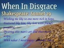 Image result for sonnet 29