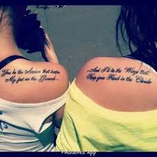 Twin Sister Tattoos on Pinterest | Twin Tattoos, Sister Tattoo ... via Relatably.com