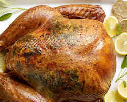 Image of HerbRoasted Turkey with Lemon and Garlic