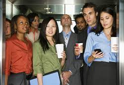 Image result for crowded elevator