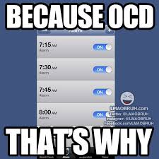 ocd | Because OCD, that&#39;s why. Funny Pictures | Funny Images ... via Relatably.com