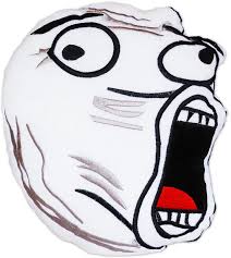 moodrush - LOL Guy Rage Face Kissen Meme 9gag Smiley via Relatably.com