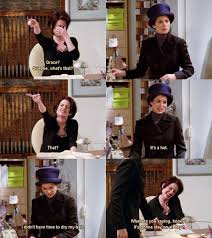 3 Will and Grace! @Heather what&#39;s that? A hat! Crazy funky junky ... via Relatably.com