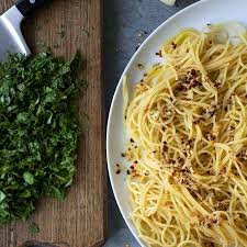 Spicy Spaghetti with Many Herbs Recipe - Kate Winslow