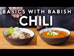(517) Carnivorous Chili & Vegetarian Chili | Basics with Babish ...