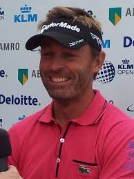 French ace Raphael Jacquelin delighted after grabbing a share of a new course record on day one of the 2012 Dutch Open. (Photo – www.golfbytourmiss.com) - Raphael-Jacquelin-65-2012-KLM-Open-red
