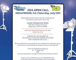 Disney Channel open casting call